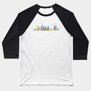 World skyline Baseball T-Shirt